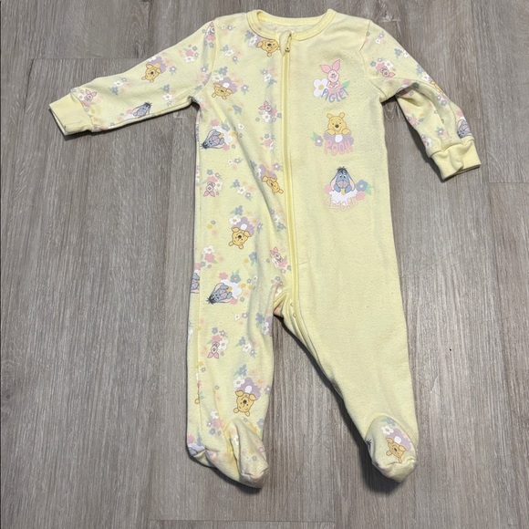 Disney Yellow Baby Onesie with Cartoon Print - Picture 1 of 1